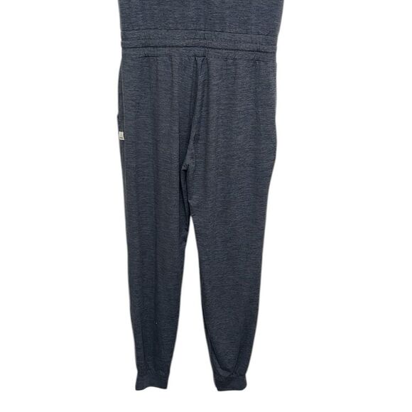 Vuori Jumpsuit Woman’s Size Small All Day Blue Heather Stretch Jogger 1-Piece - Picture 9 of 11